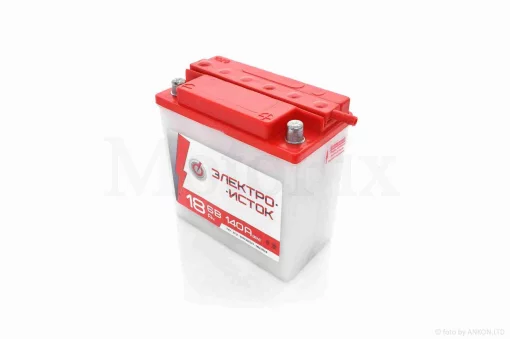 Акумулятор кислотний 6V 18A 135-75-140mm кругла клема "ЕЛЕКТРО ВИТОК" УКРАЇНА, QT-028059