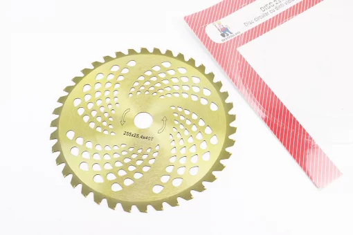 Ніж 40Тх255mm побідитові зуби, "GOLD" на блістері, FIX-202707