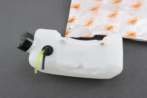 Бак топливный 1E40F-1E44F (крепление 2отв, горловина прямая), FIX-202712