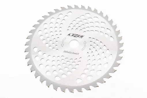 Ніж 40Тх255mm побідитові зуби, FIX-202766