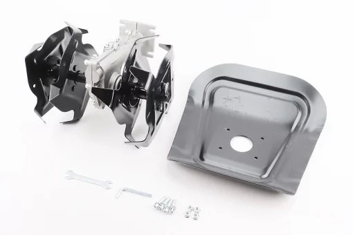 Культиватор (фреза-пластина) D-28mm, 9T, ширина захвата 240mm с металлической защитой, FIX-202867