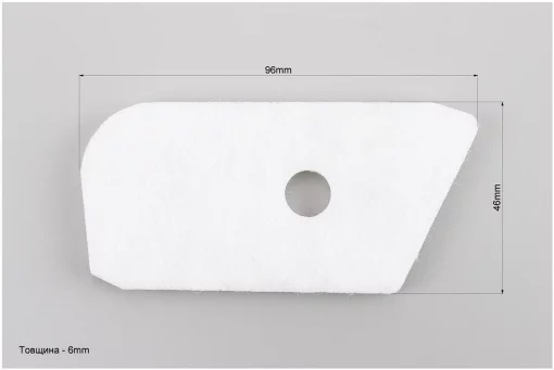 Фільтр повітряний - елемент, повсть Husqvarna 125R/128R, FIX-202897