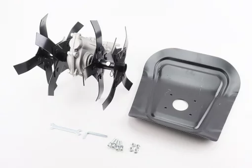 Культиватор (фреза-нож) D-26mm, 9T, ширина захвата 260mm с металлической защитой, FIX-202984