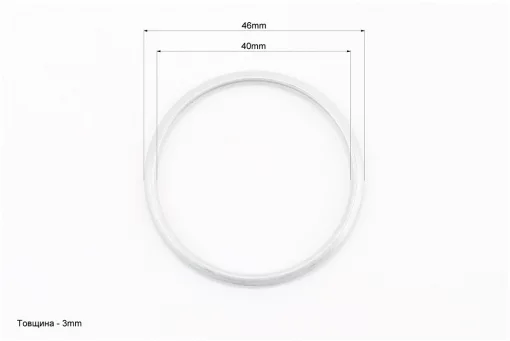 Прокладка колена глушителя, d-46x3mm, (алюминий), FIX-204821