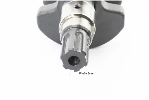 Коленвал 178FA ZUBR (Dшейки-38mm, H-108mm) под шлиц, FIX-204873