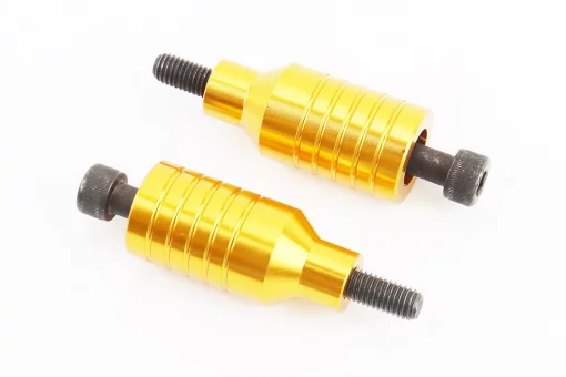 Пеги для самоката 55 мм, алюминиевые, желтые, к-кт, FIX-204905