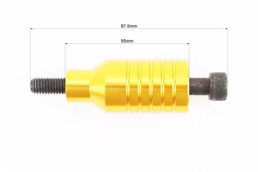 Пеги для самоката 55 мм, алюминиевые, желтые, к-кт, FIX-204905