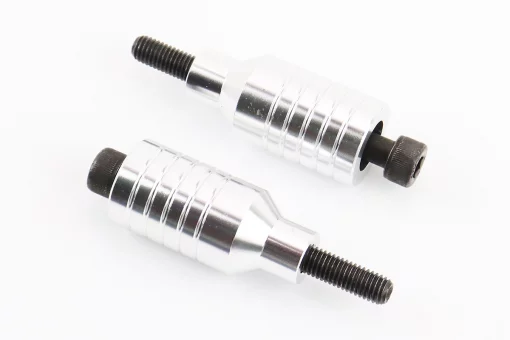 Пеги для самоката 55 мм, алюминиевые, серые, к-кт, FIX-204909