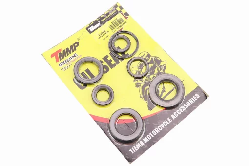 Сальники к-кт 7шт (17x25x5; 17x27x6; 21x28x4; 24x43x6; 25x37x7; 27x40x6; 34x39x3) двигателя, Suzuki AD50, FIX-206751