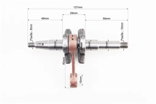 Коленвал 4500/5200, шатун - желтый, FIX-205047