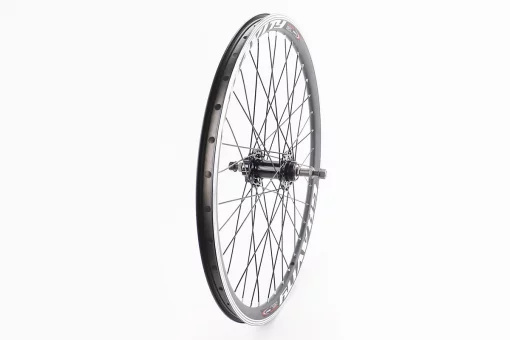 Колесо 24" заднее V/Disk-brake, обод "капля" алюминиевый, втулка 14Gx36H, под вольнобег, крепл. гайка, "GRAVITY", FIX-208320