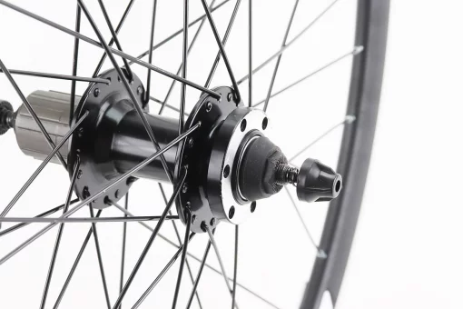 Колесо 27,5" заднє Disk-brake, обід "крапля" та втулка 14Gx36H алюмінієві NECO MS37R, під касету 8-9зв, кріпл. ексцентрик,