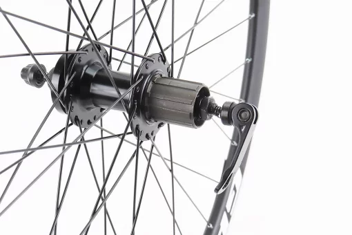 Колесо 27,5" заднє Disk-brake, обід "крапля" та втулка 14Gx36H алюмінієві NECO MS37R, під касету 8-9зв, кріпл. ексцентрик,