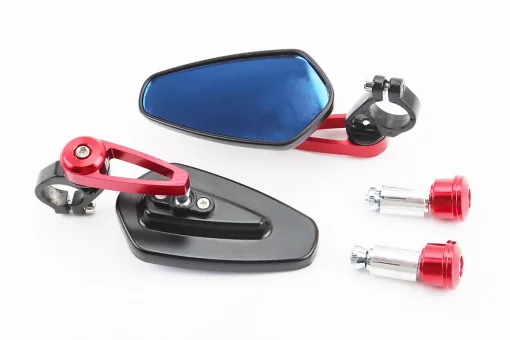 Дзеркала к-кт "ПРИЗМА" SPORT, чорний (кріплення в торець керма під хомути), FIX-208334