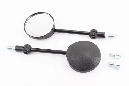 Зеркала складные к-кт Круглые-черные "МОТО", м10, тип 1, FIX-208339