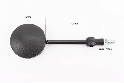 Зеркала складные к-кт Круглые-черные "МОТО", м10, тип 1, FIX-208339