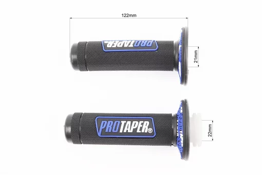 Рукоятка керма лів./пр. к-кт із вставкою, чорно-сині, FIX-301354