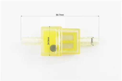 Фильтр топливный с магнитом цветной прямоугольный (элемент - сетка), FIX-301523