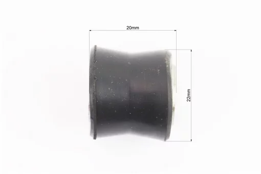 Сайлентблок амортизатора+втулка 10мм к-кт, ЧЕРНЫЙ, FIX-301536