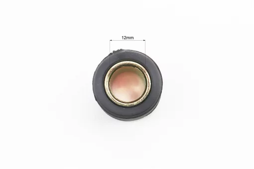 Сайлентблок амортизатора+втулка 12мм к-кт, ЧЕРНЫЙ, FIX-301537