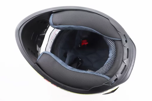 Шлем интеграл, закрытый (сертификация DOT)+откидные очки BLD-M61 S (55-56см), ЧЕРНО-КРАСНЫЙ (флюоресцентный), FIX-208387