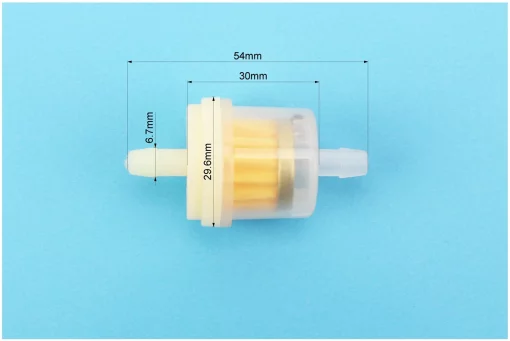 Фильтр топливный прозрачный с магнитом малый, FIX-301621