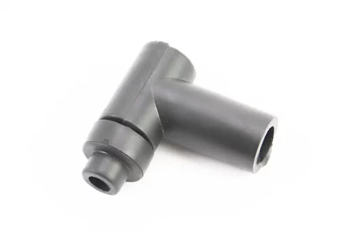 Ковпачок свічки "люлька" 90град ЧОРНИЙ "силікон" малий, FIX-301632