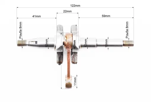 Коленвал 2400/2500, FIX-205281