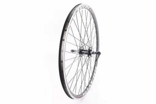 Колесо 26" заднє V/Disk-brake, обід та втулка 14Gx36H алюмінієві, пром-підшипники 6200 2RS, під вільнобіг, кріпл. ексцентрик,