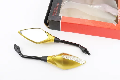 Зеркала к-кт "РОМБ" ЗОЛОТО глянцевые, м8, FIX-301679