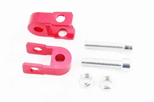 Подовжувач заднього амортизатора 25мм к-кт 2шт, червоний, FIX-301720