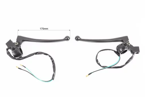 Важелі керма лівий, правий з кріпленням під дзеркало, к-кт 2шт (М10 правая) GY6 125-150, FIX-301738