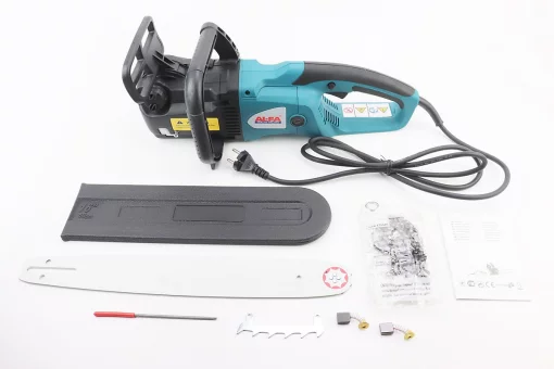 Электропила AL-FA 2000 (2,0кВт. шина 16", цепь 3/8"-1,3mm-59зв. круг. зуб) прямая, FIX-201835