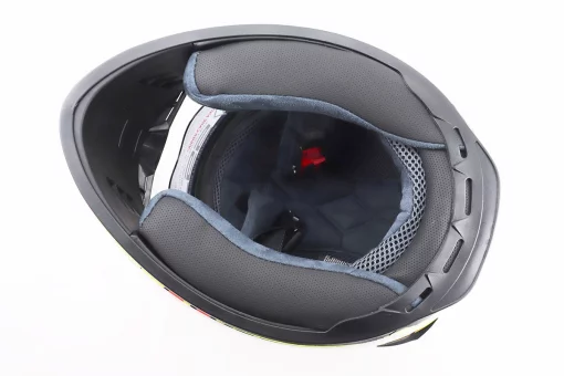 Шлем интеграл, закрытый (сертификация DOT)+откидные очки BLD-M61 M (57-58см), ЧЕРНО-СИНИЙ (флюоресцентный), FIX-208430