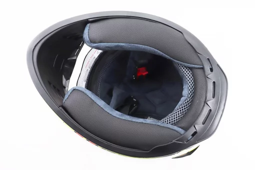 Шлем интеграл, закрытый (сертификация DOT)+откидные очки BLD-M61 S (55-56см), ЧЕРНО-ЖЕЛТЫЙ (флюоресцентный), FIX-208433