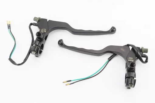 Рычаги руля левый, правый с креплениям под зеркало, к-кт 2шт (М10 правая) МОТО CG/CB, FIX-301739