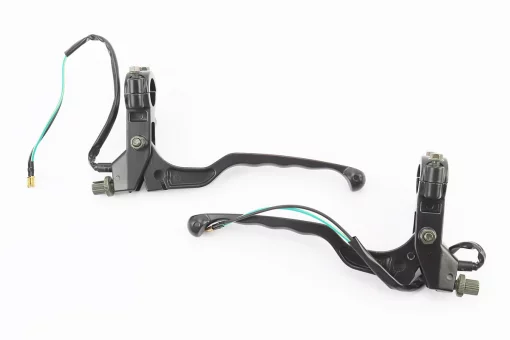 Рычаги руля левый, правый с креплениям под зеркало, к-кт 2шт (М10 правая) МОТО CG/CB, FIX-301739