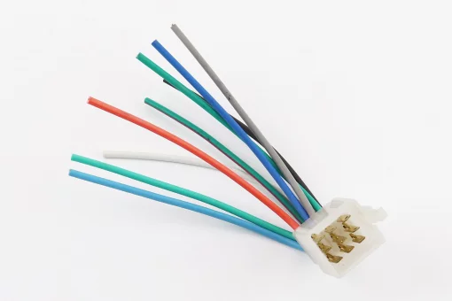 Разъем 9 контактов "папа" + 9 проводов, FIX-301801