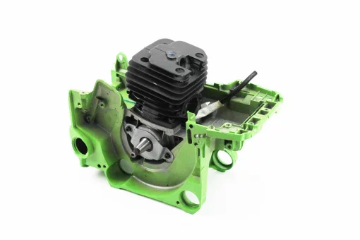 Блок двигателя в сборе 45cc 43mm, зеленый картер, черный цилиндр, FIX-205492