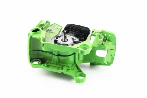 Блок двигателя в сборе 45cc 43mm, зеленый картер, черный цилиндр, FIX-205492