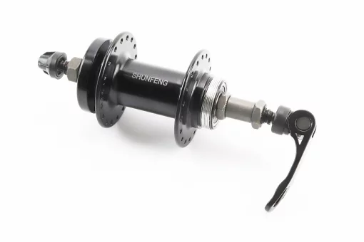 Втулка задняя MTB алюминиевая 14Gx36H под вольнобег, Disk-brake, крепл. эксцентрик, чёрная SF-A210R, FIX-201919