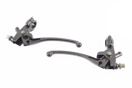 Рычаги руля левый, правый с креплениям под зеркало, к-кт 2шт (М10 правая) МОТО CG/CB, FIX-207150