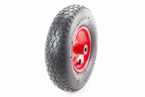 Колесо на тачку 4,00-6, под ось 16мм, FIX-201943