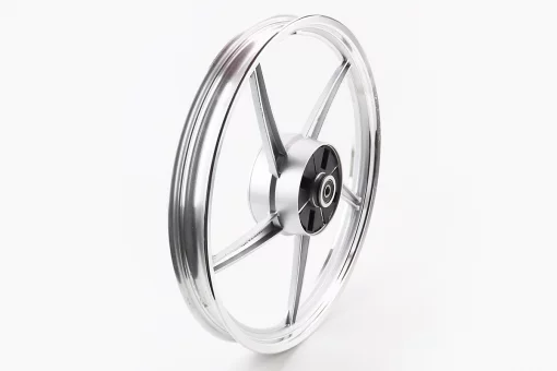 Диск задний литой 1,6-17" ALPHA/ACTIVE "лучи", серебристый (ось 12мм), FIX-201948