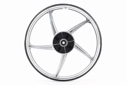 Диск задний литой 1,6-17" ALPHA/ACTIVE "лучи", серебристый (ось 12мм), FIX-201948