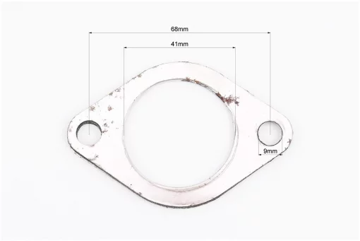 Прокладка глушника R190N 2отв., пароніт-метал, FIX-201950