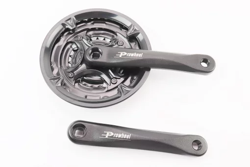 Шатуни "квадрат" 175мм, 42.34.24T MTB, алюмінієві, чорні MA-AC49, FIX-201978