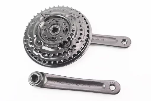 Шатуни "квадрат" 175мм, 42.34.24T MTB, алюмінієві, чорні MA-AC49, FIX-201978