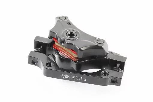 Гальмівний супорт передній (F160/R140мм), чорний BL-BB9 тип 2, FIX-201994