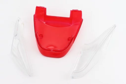 Пластик - "стекло" задних стопа, поворотов лев., прав. к-кт 3шт, FIX-207221